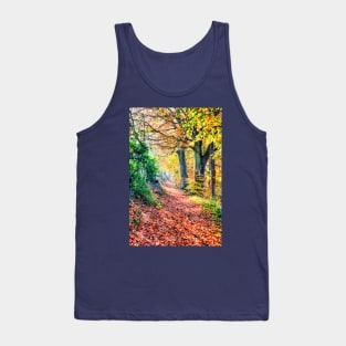 Autumn Leaves Walk Tank Top